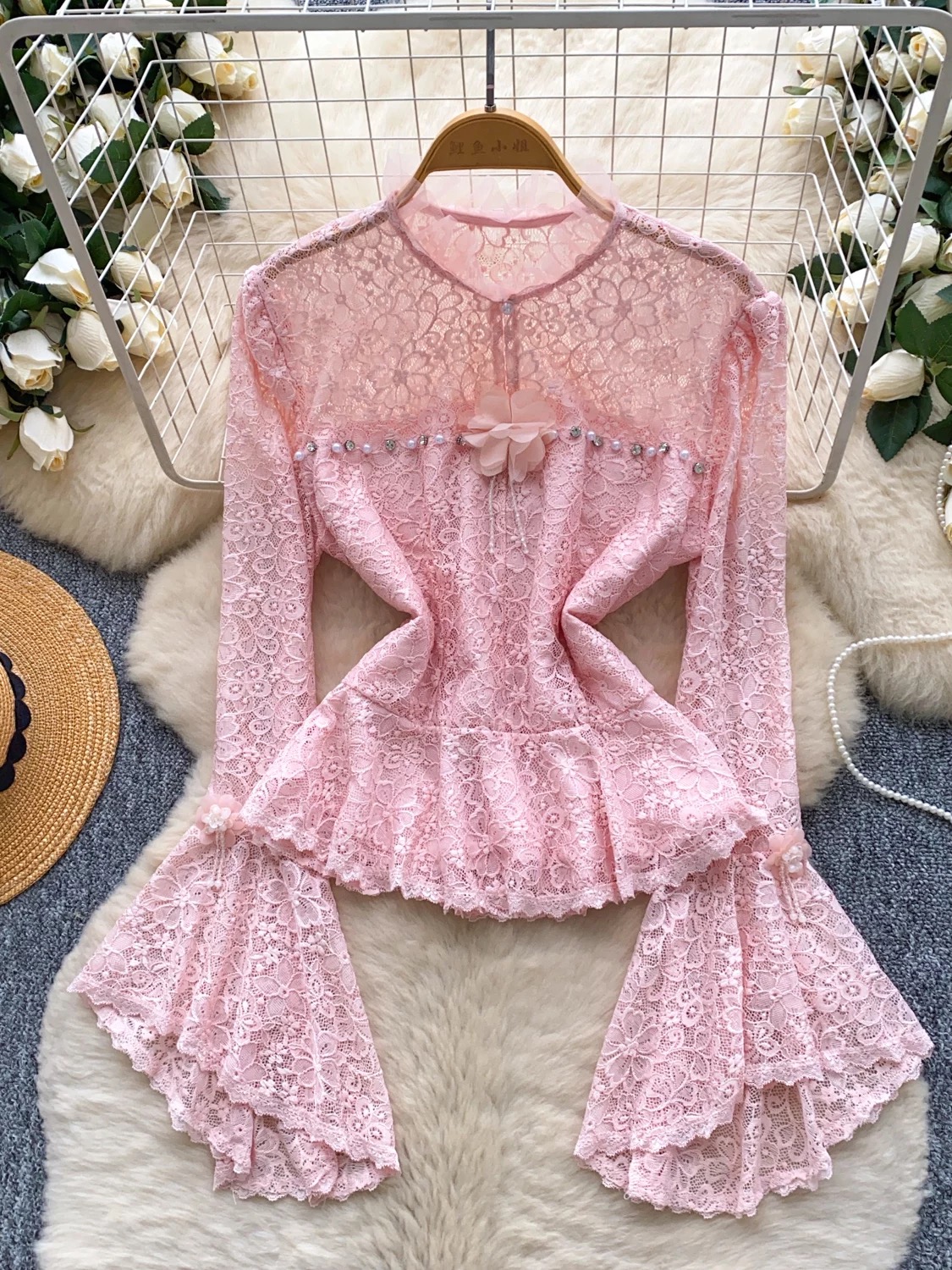 French kisses lace top FTO289 image