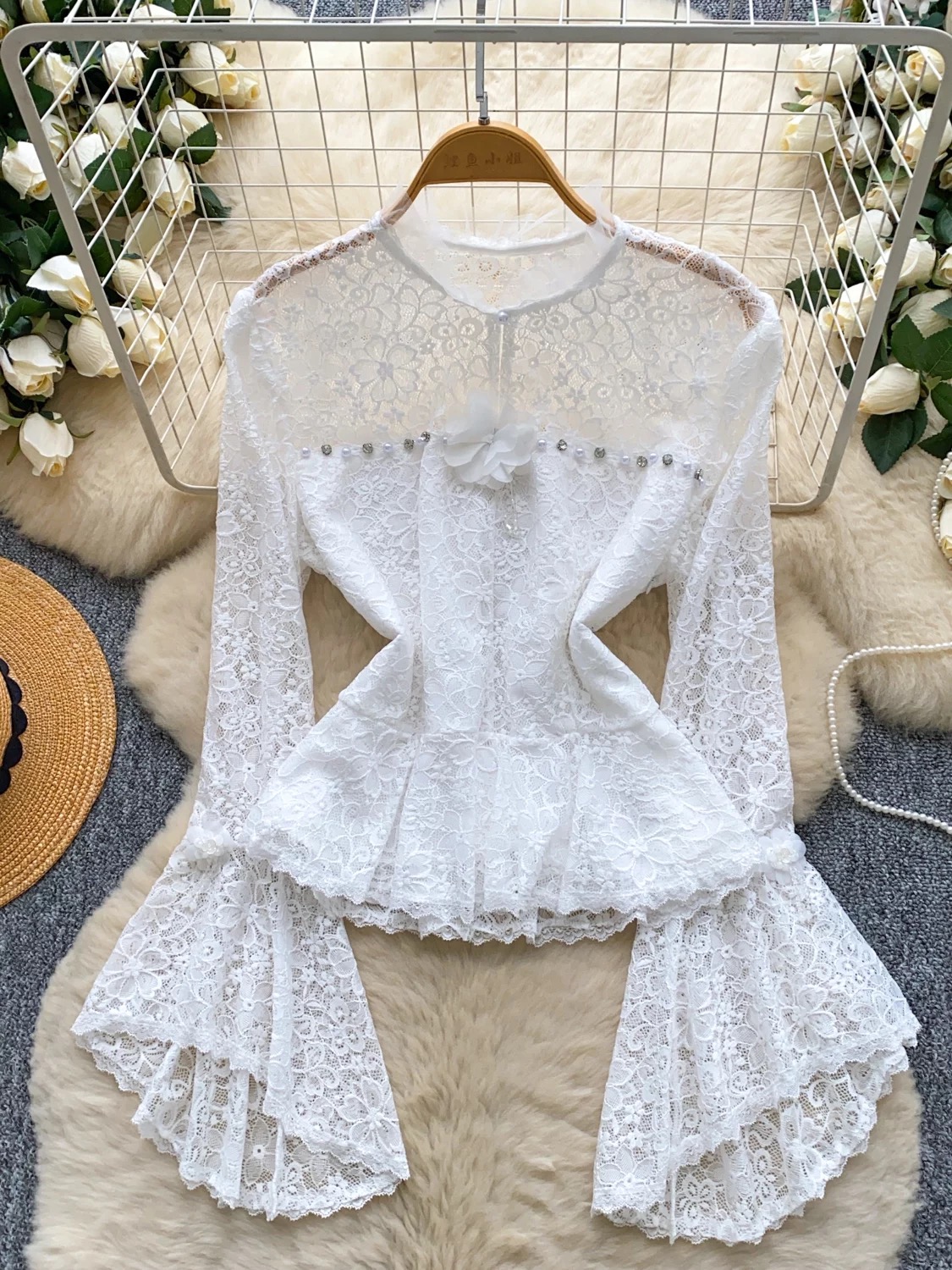 French kisses lace top FTO289 image