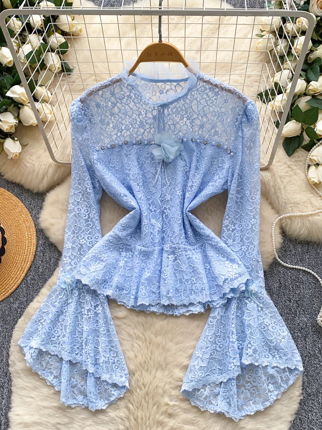 French kisses lace top FTO289 image