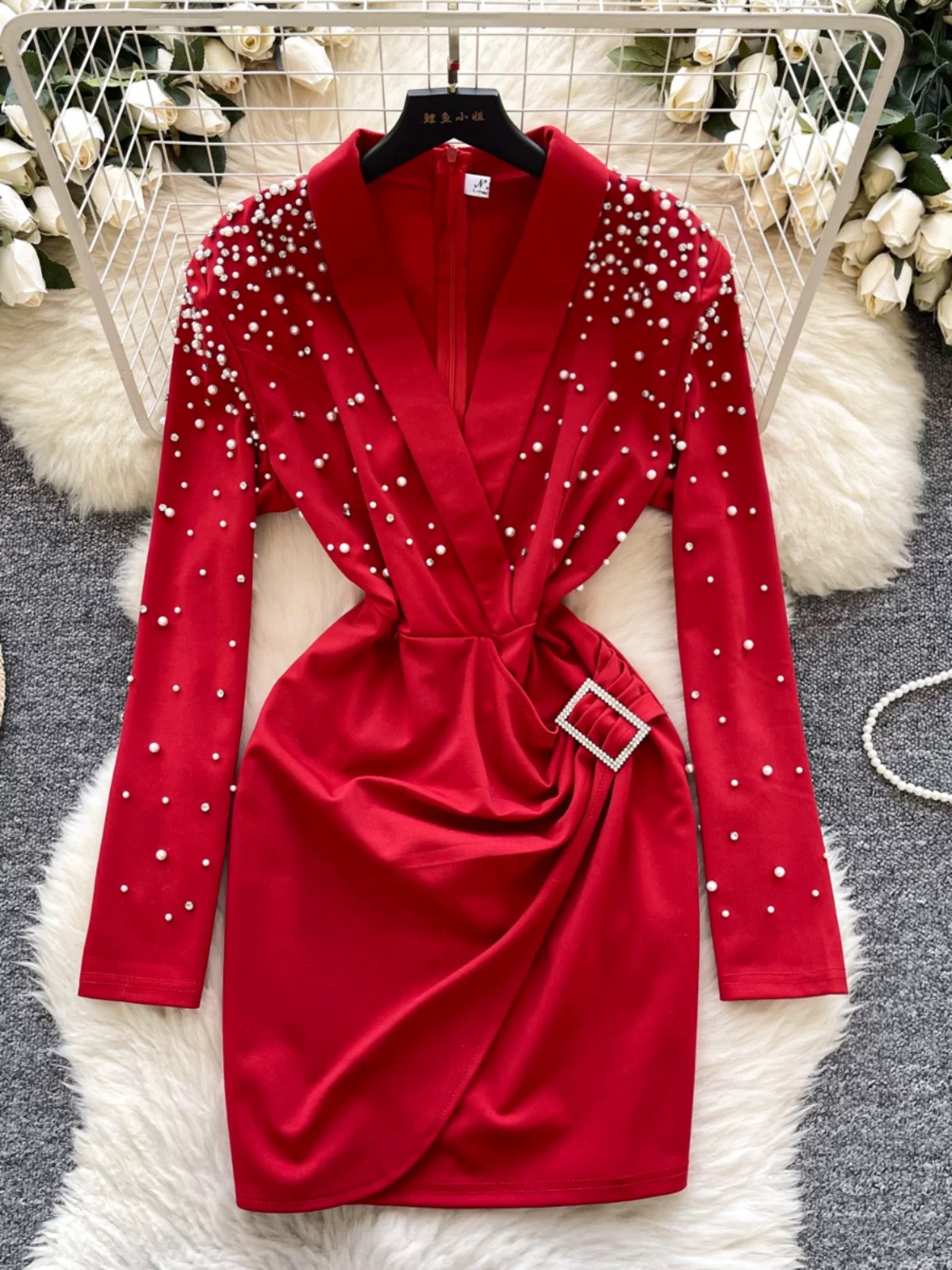 Hometown honey beaded dress FBC475