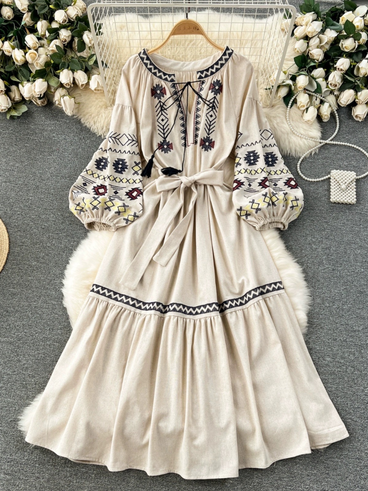 Good without you embroidery dress CD1270 image