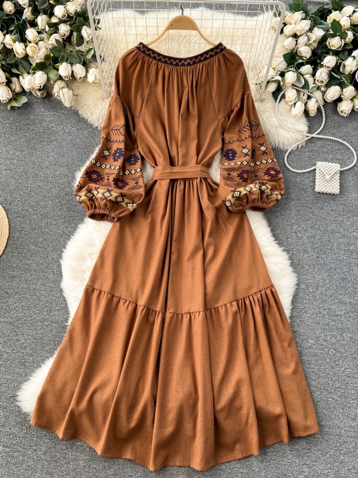 Good without you embroidery dress CD1270 image