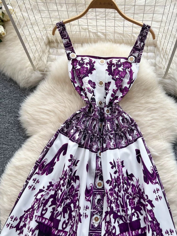 Emily in Spain print dress CD514 image