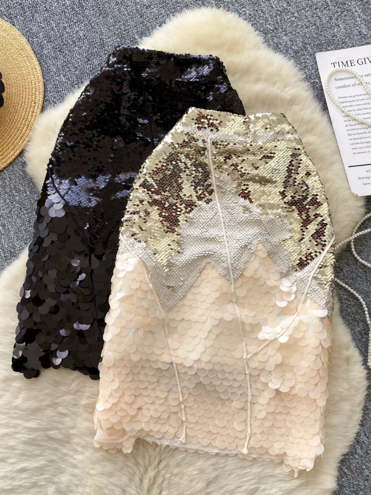 Bold in sequin skirt CS145 image