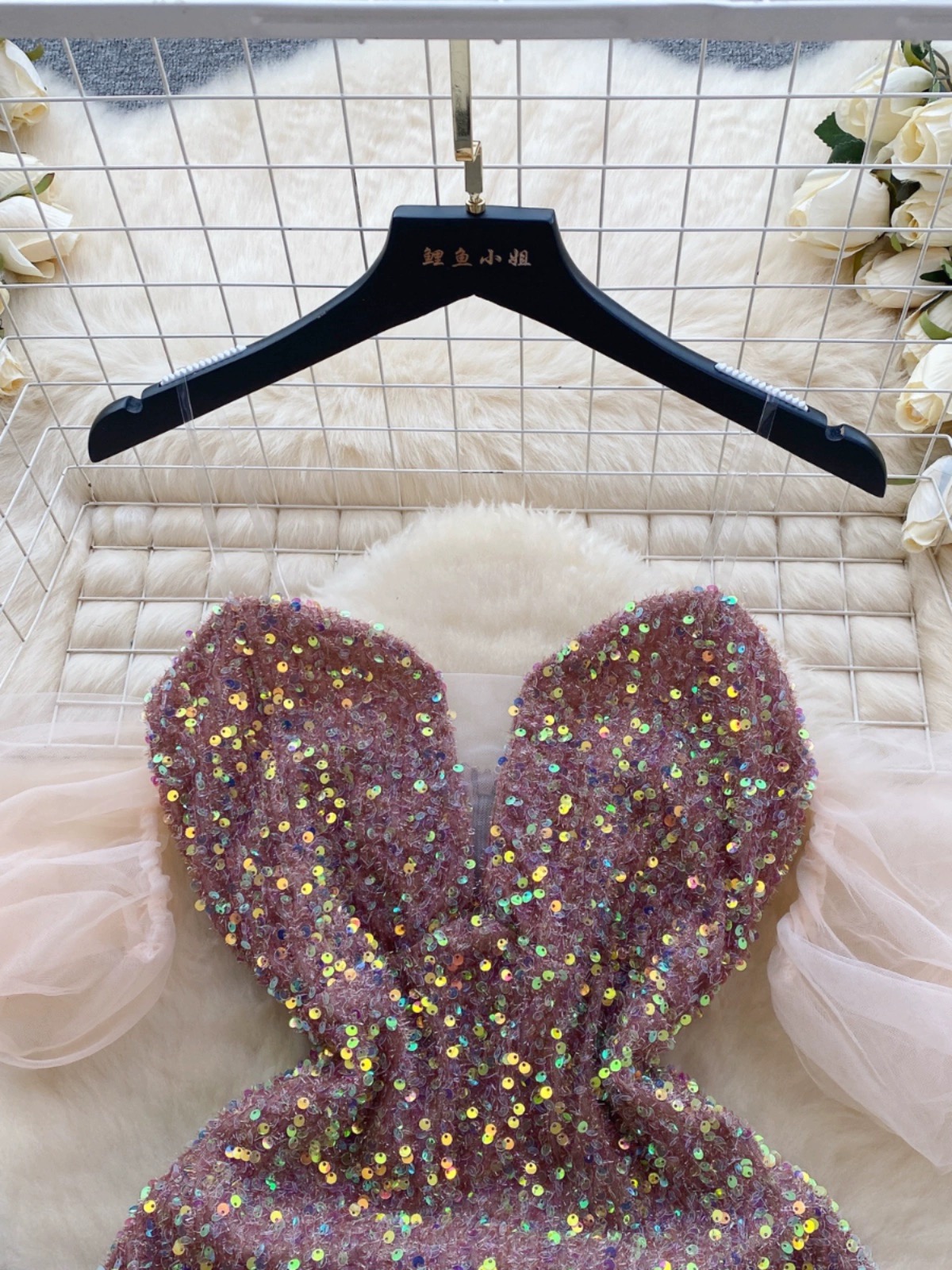 Hotter than fire sequin dress CBC772 image