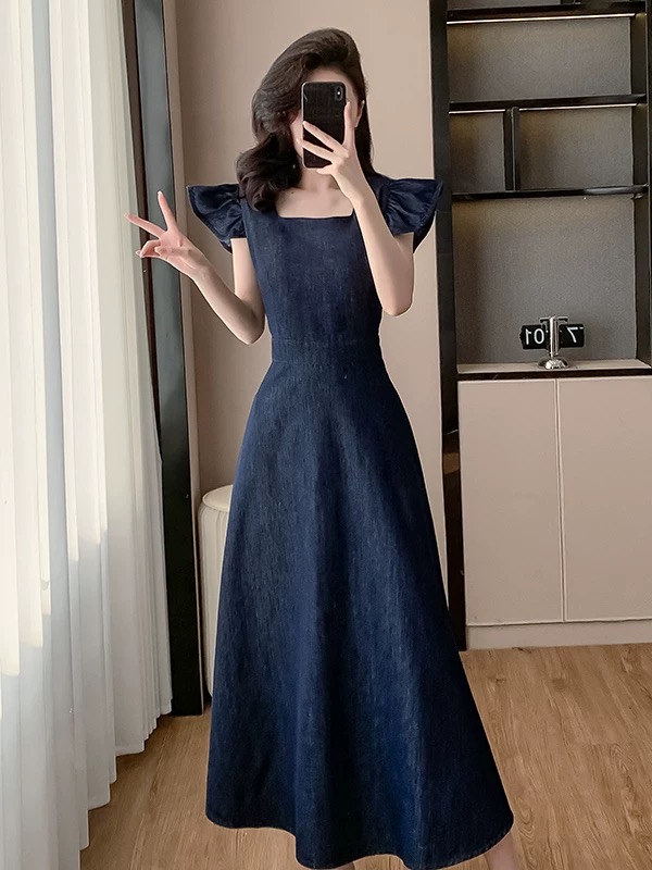 Gloria denim dress DD81 image