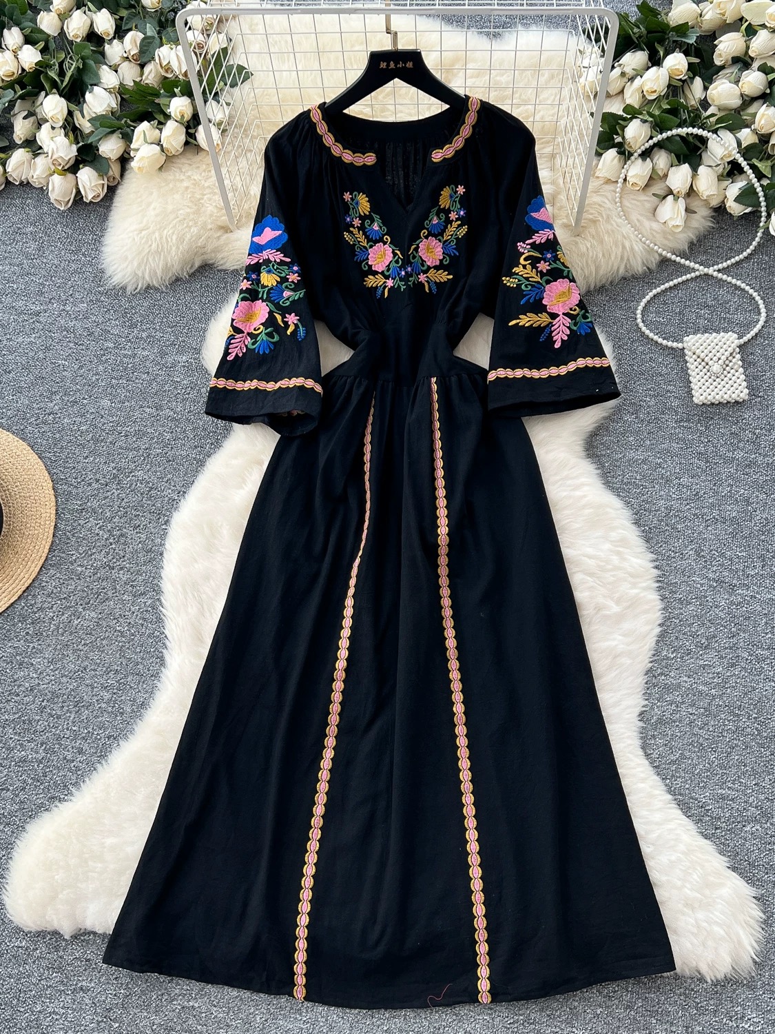 Shayna embroidery dress CD1820 image