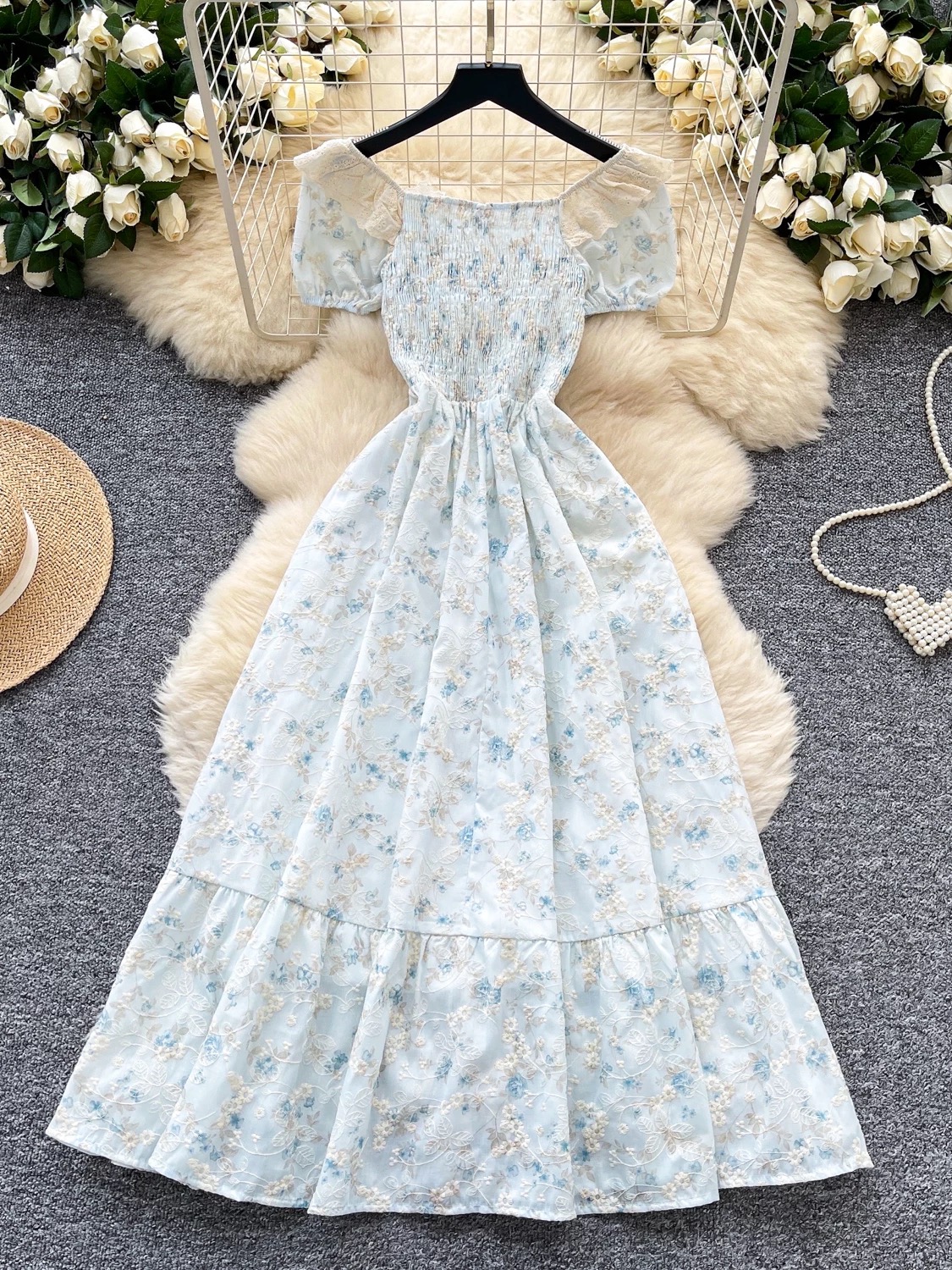 Rose garden evening dress CD492 image