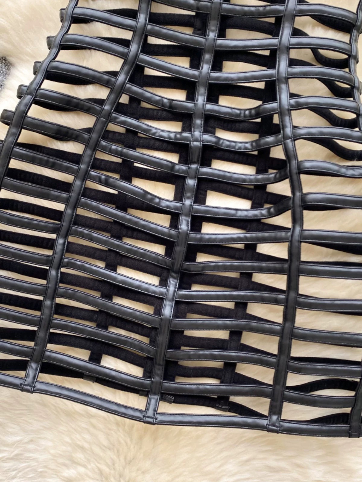 Hello gorgeous sexy leather dress CD1939 image