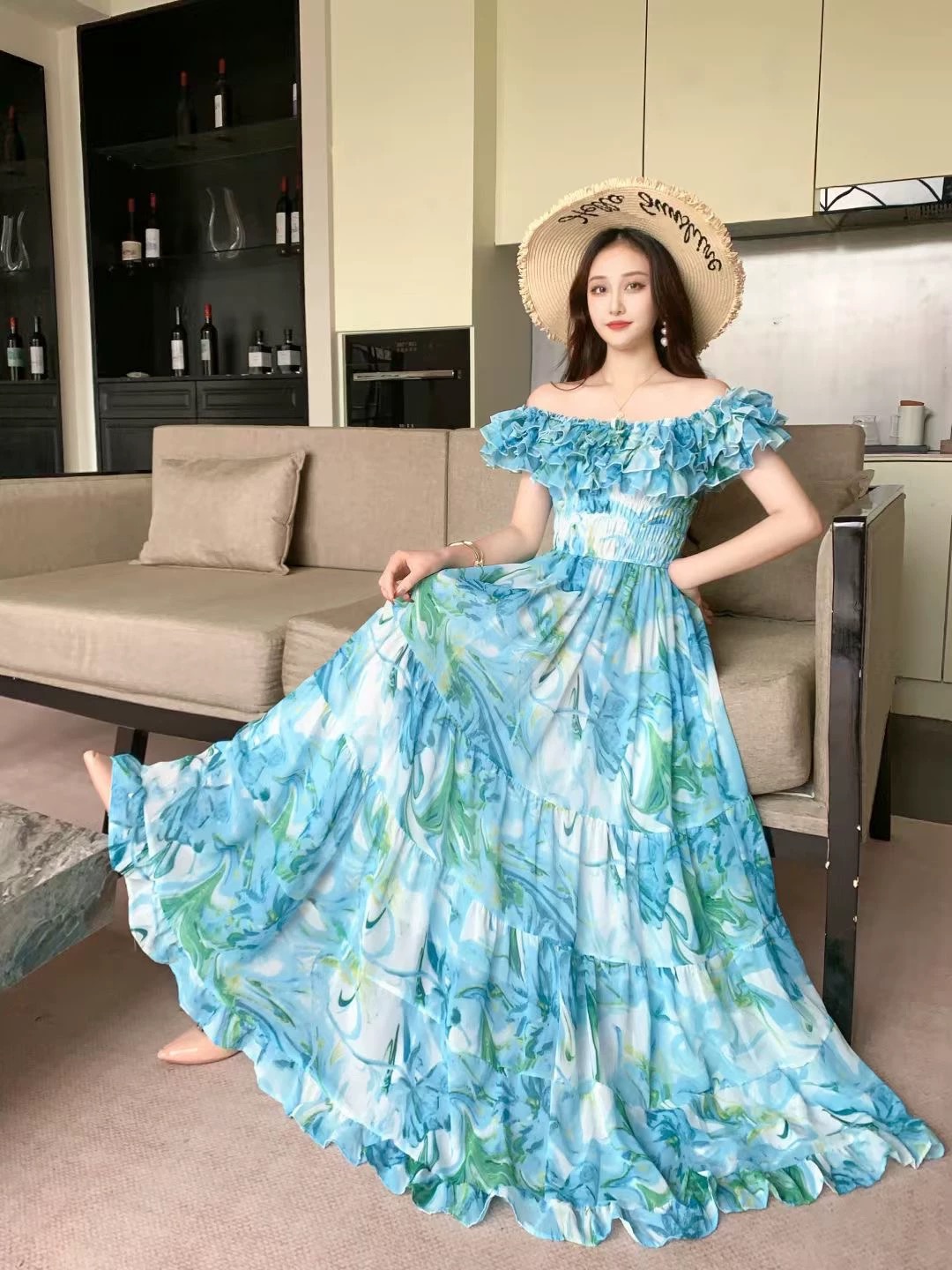 Day goddess colorful dress CD488 image