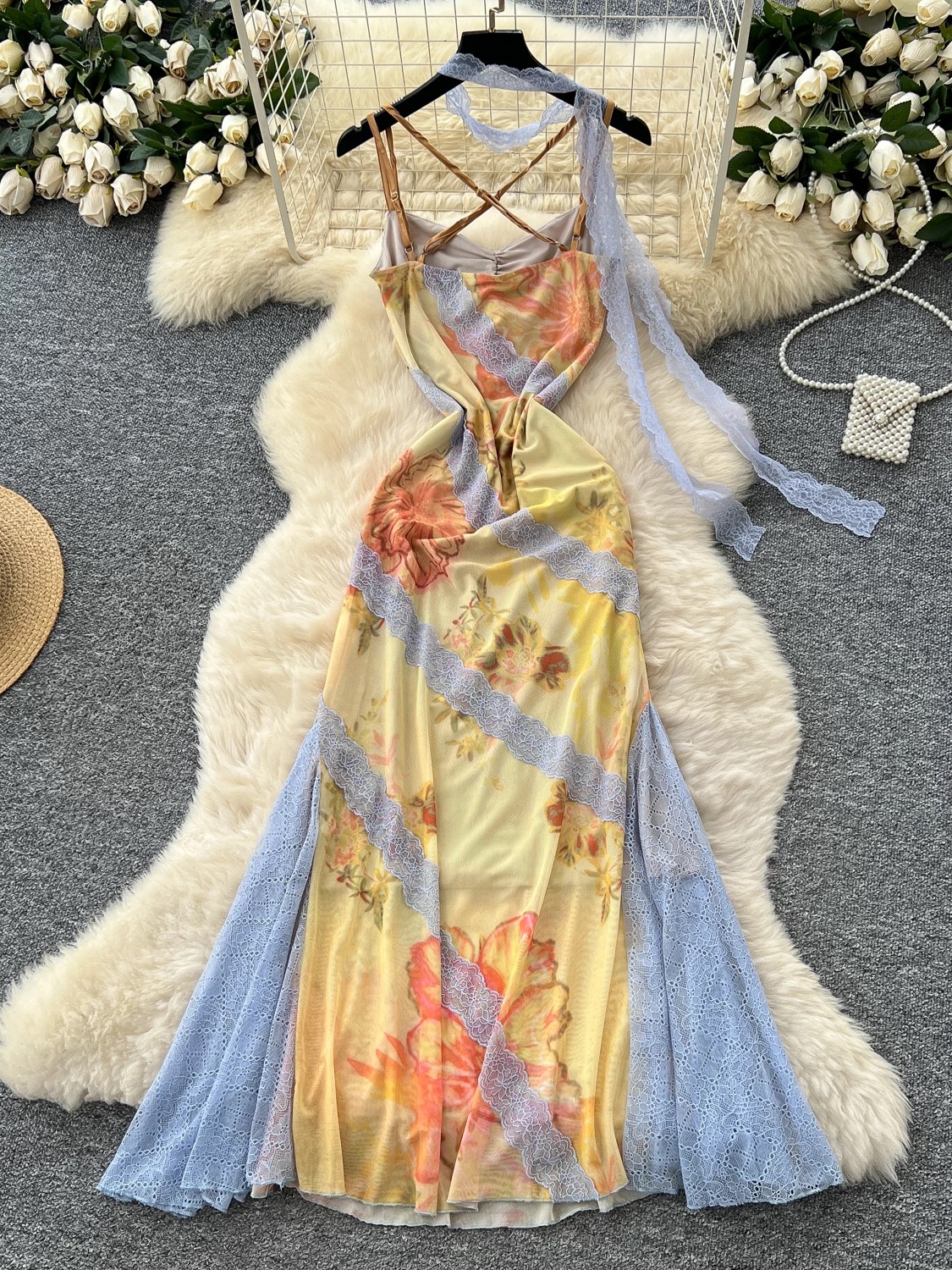 Arriving late colorful dress CD473 image