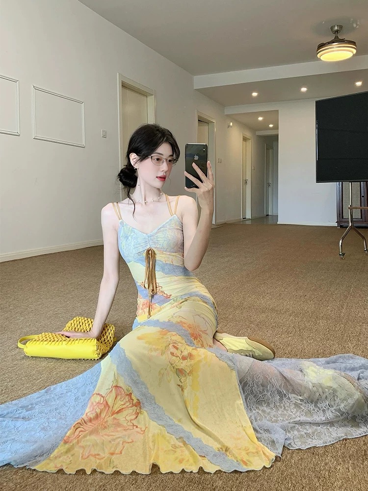 Arriving late colorful dress CD473 image