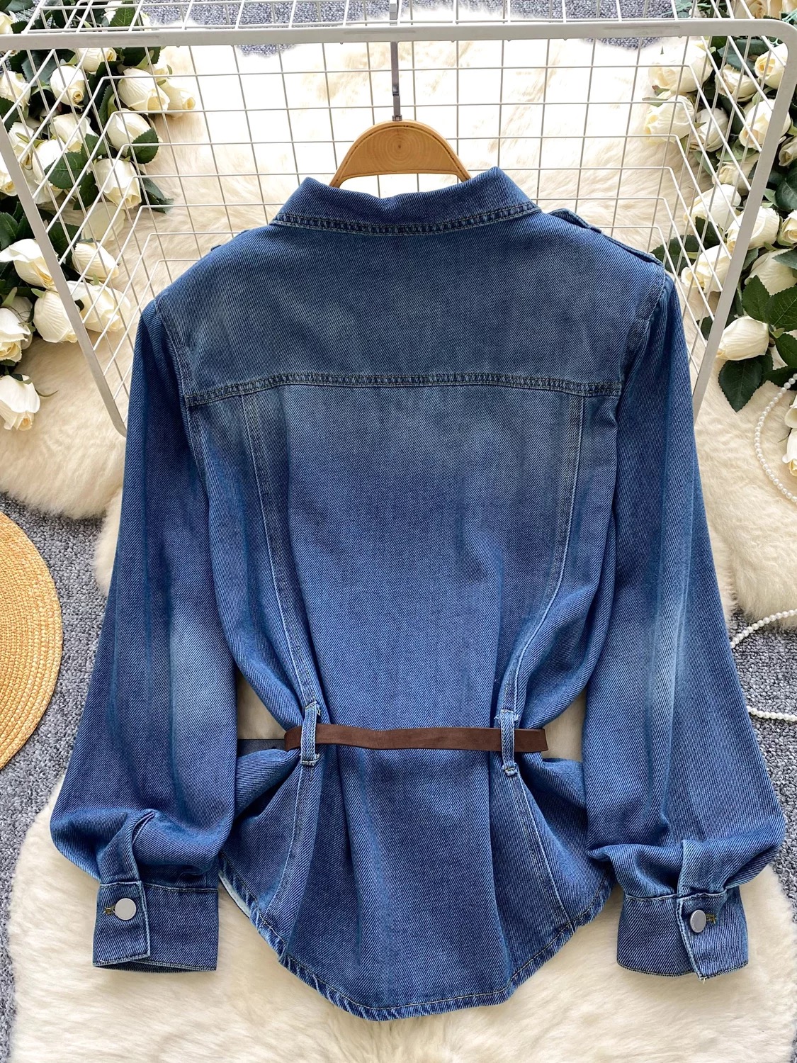 Good times denim top DTO143 image