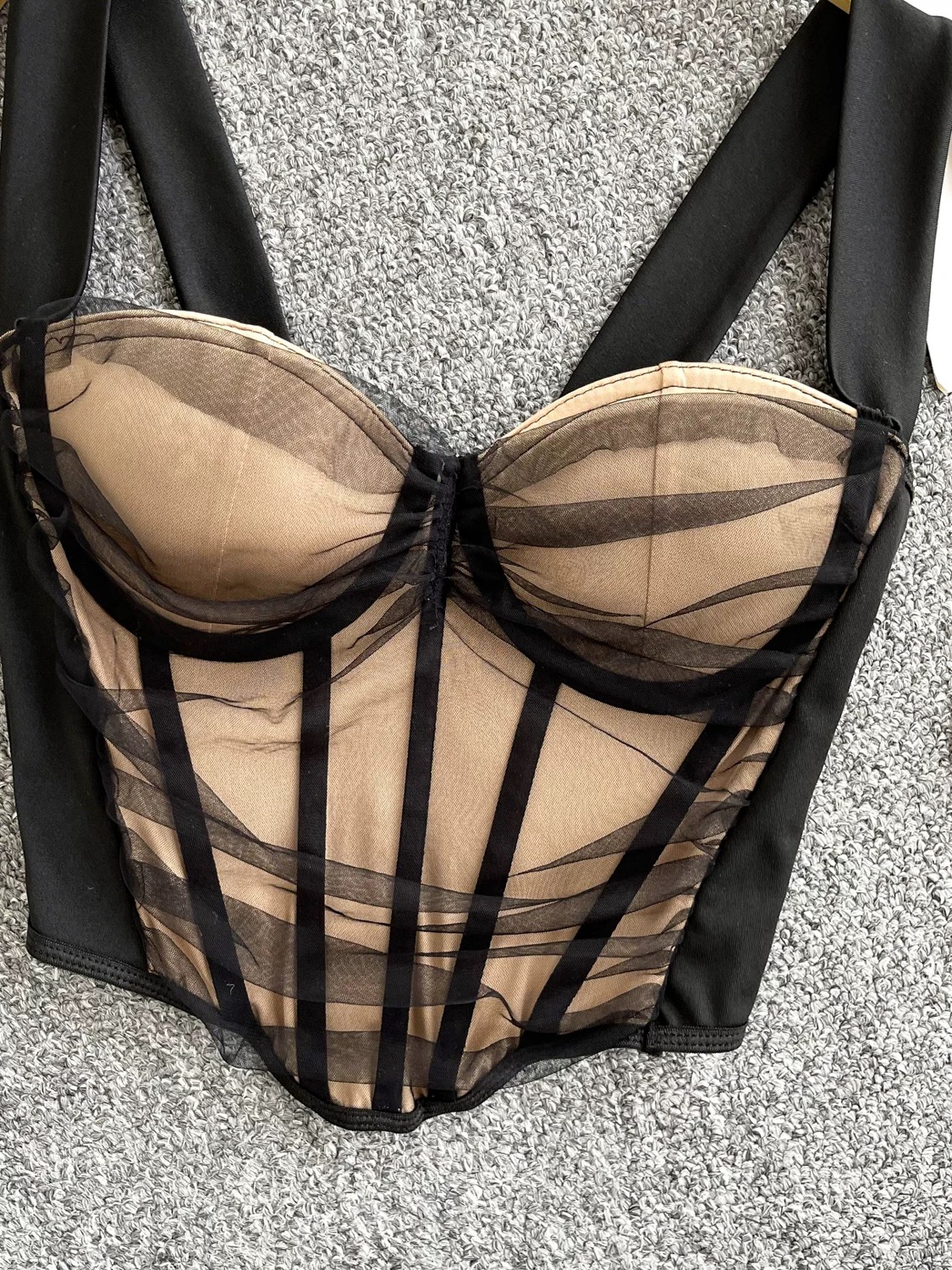 Highly cinched corset top CS154 image