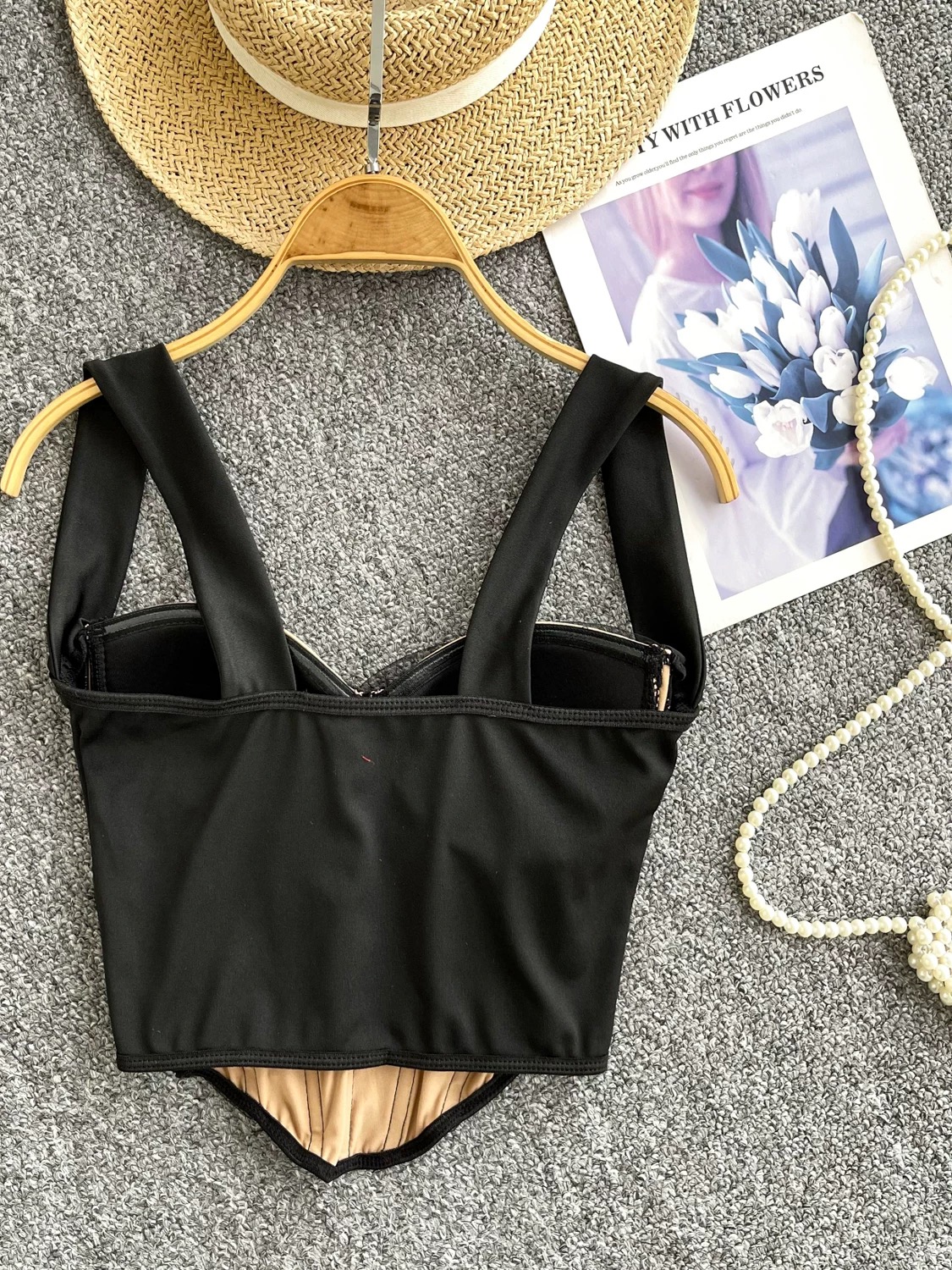 Highly cinched corset top CS154 image