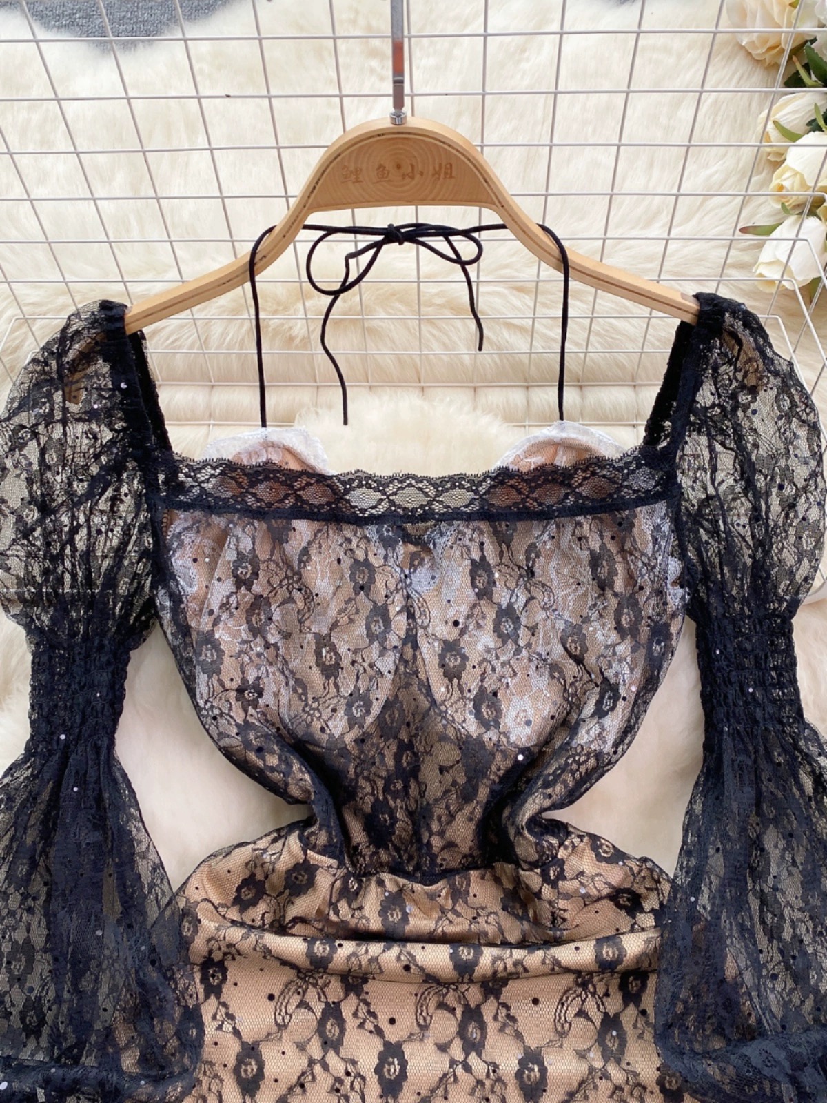 Fits just right lace dress CBC735 image