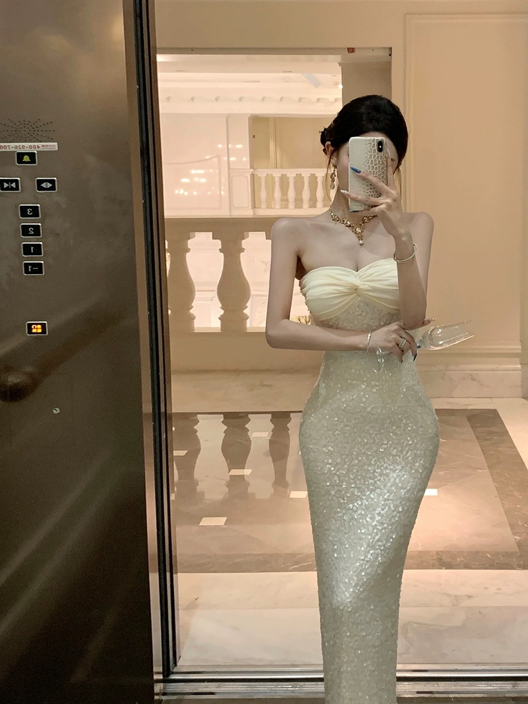 Out of time sequin dress EVD294 image