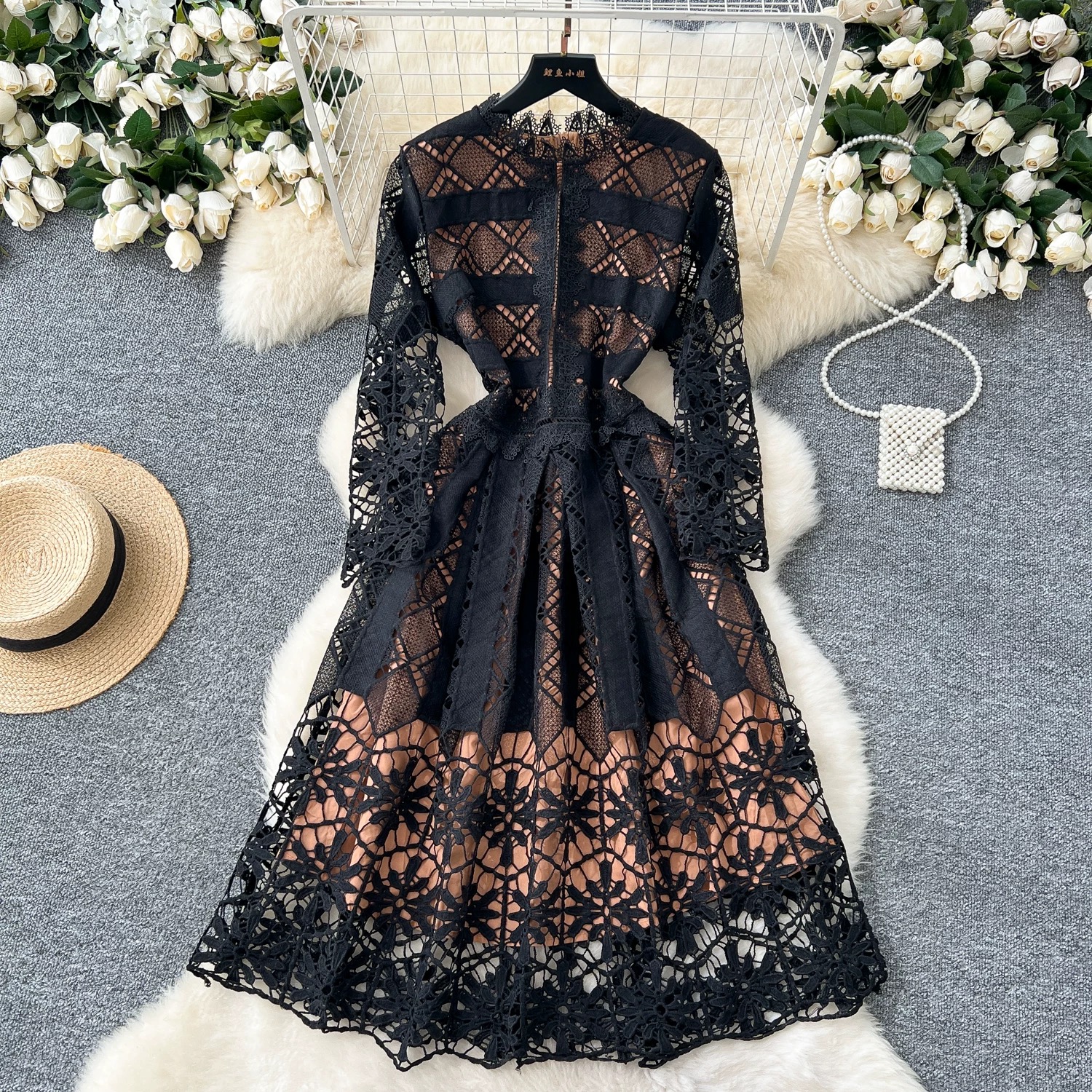 Around the track lace dress FD1156 image