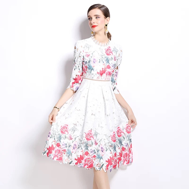 You are a firework lace dress FD1126 image