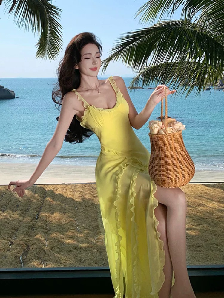 Stay pretty denim dress CD1802 image