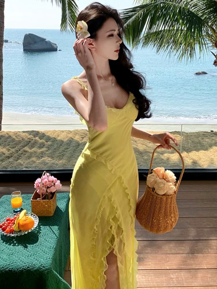 Stay pretty denim dress CD1802 image