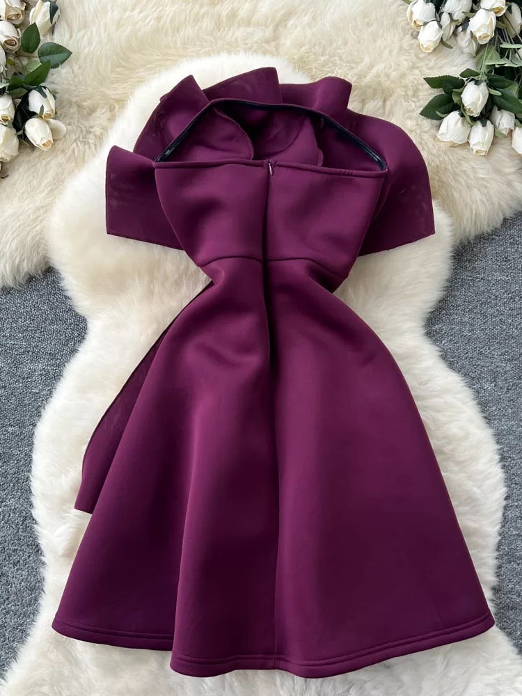 Hottie alert scuba dress EVD186 image