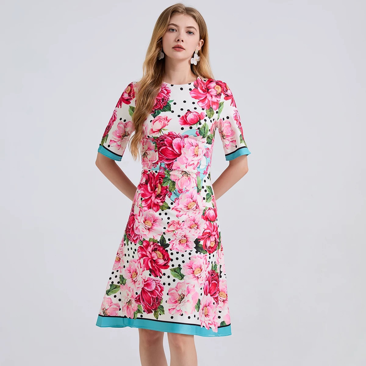 Always blooming floral dress CD442 image
