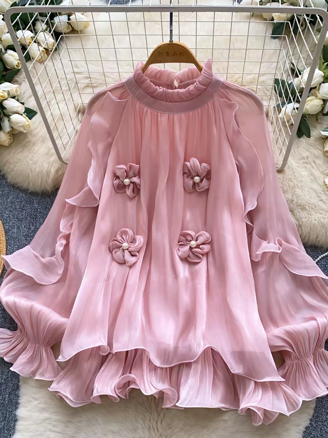 Business before drama blouse BE471 image