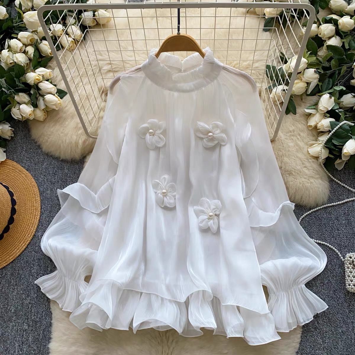 Business before drama blouse BE471 image