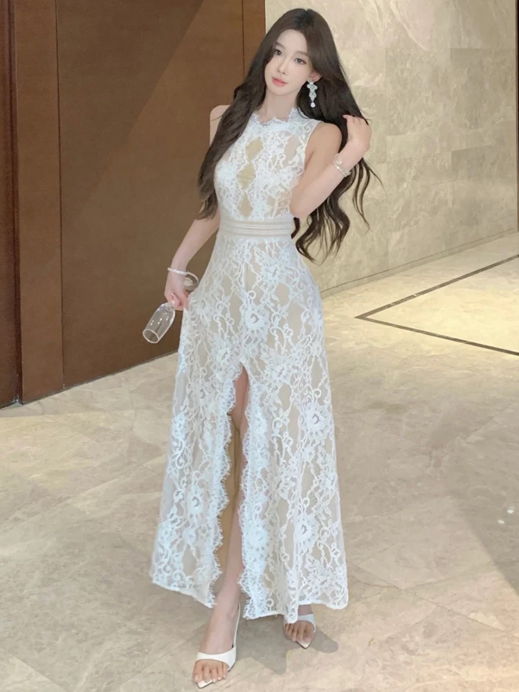 Seductress party lace dress  FD469 image