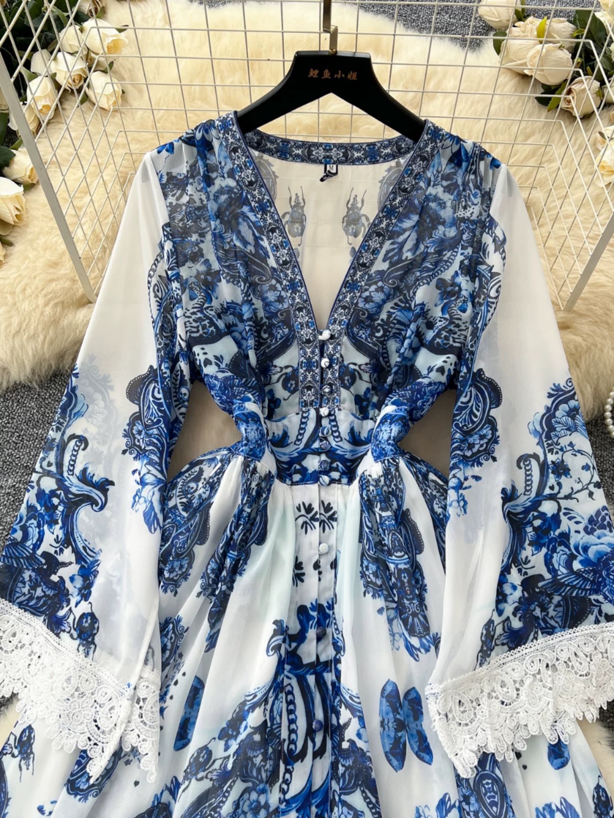 Lost your chance print dress ED178 image