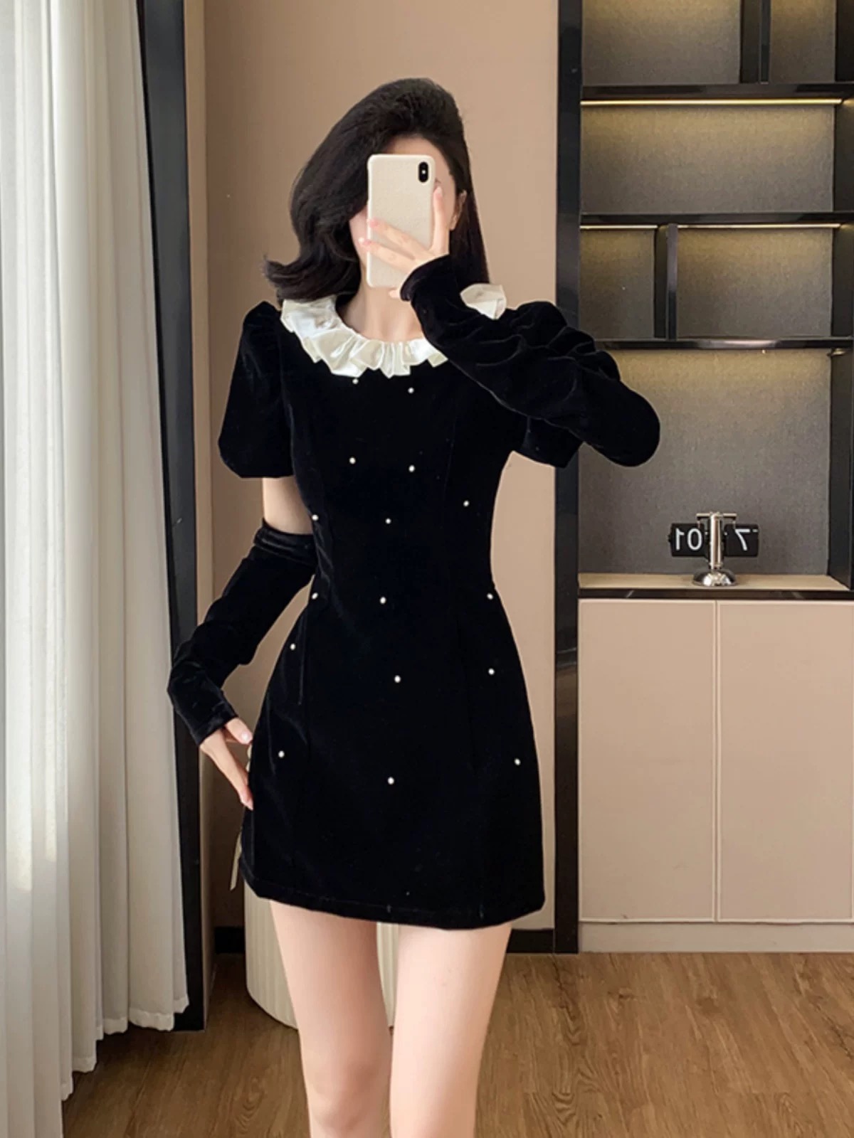 Allegra velvet dress FD1410 image