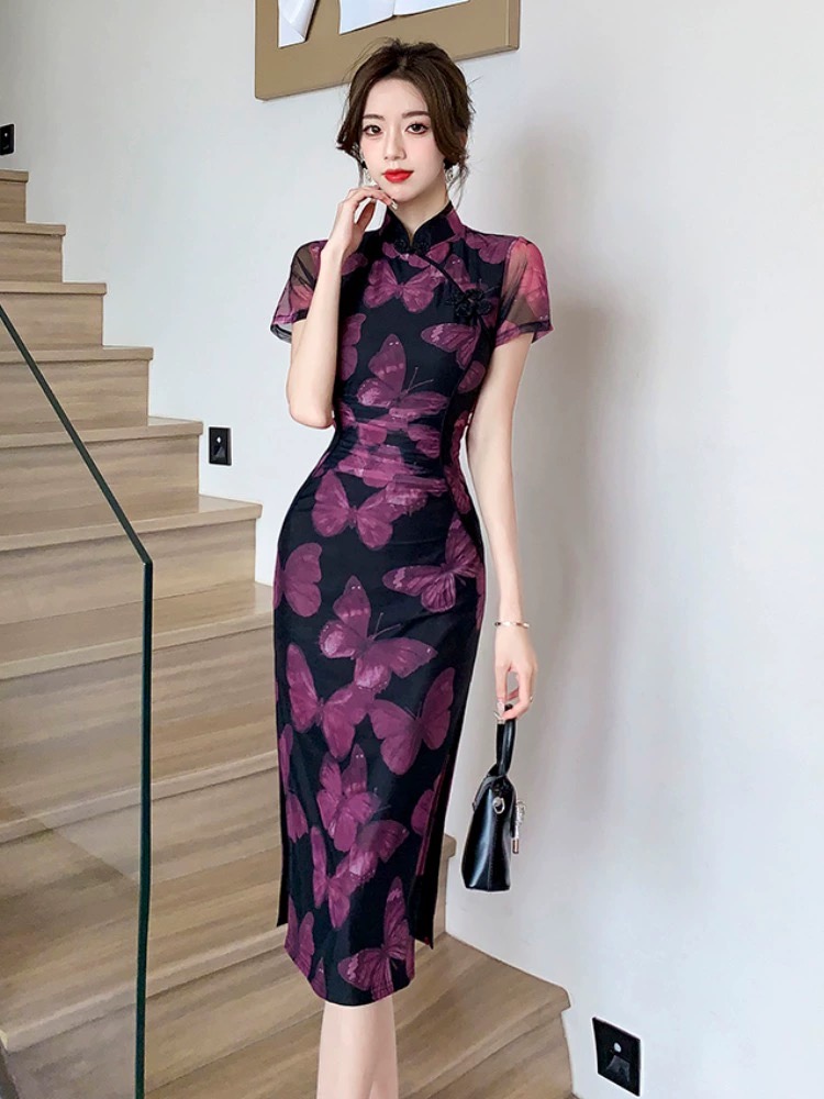 Untamed beauty qipao dress Q119