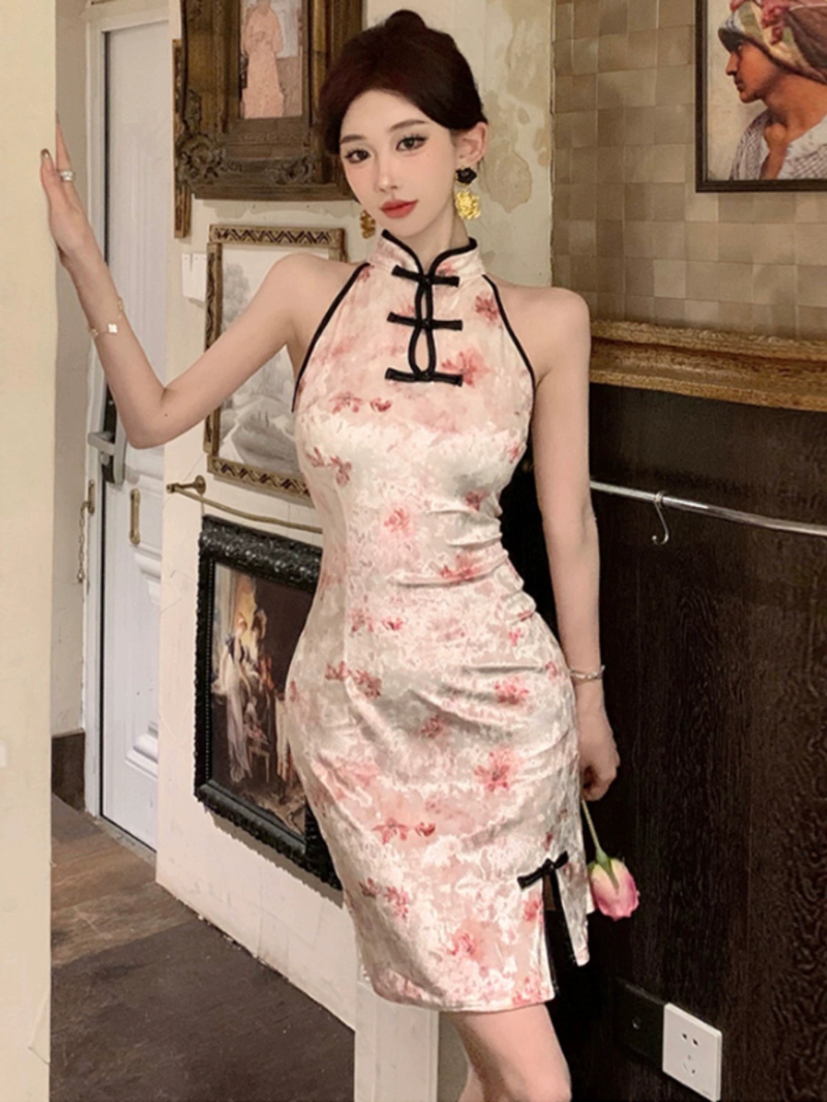 Give me your vibe qipao dress Q123