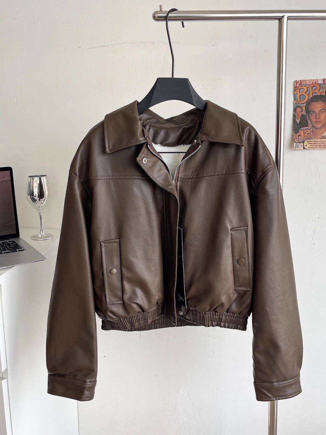 Melania leather jacket LJ130 image