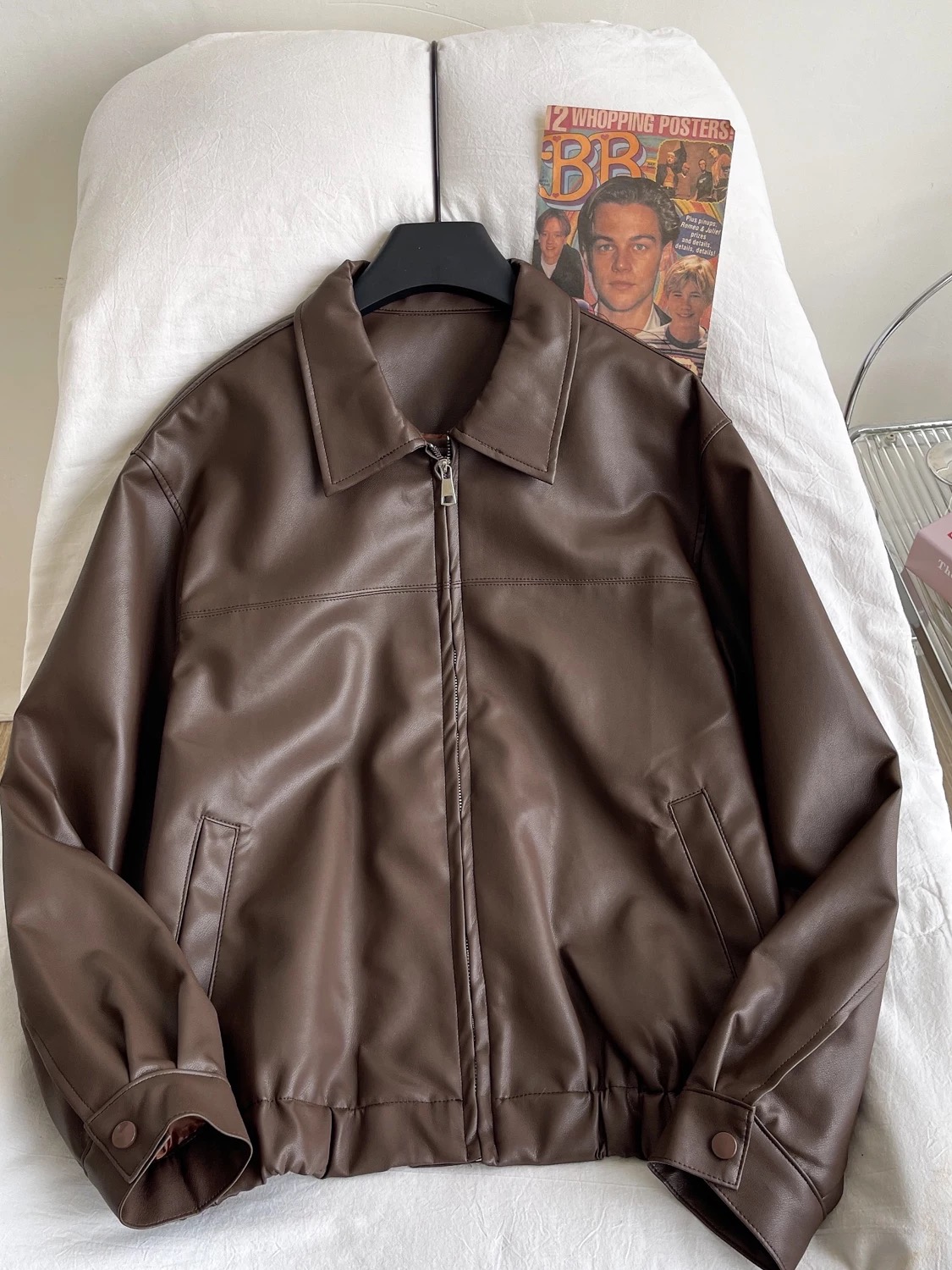 Babe alert leather jacket LJ121