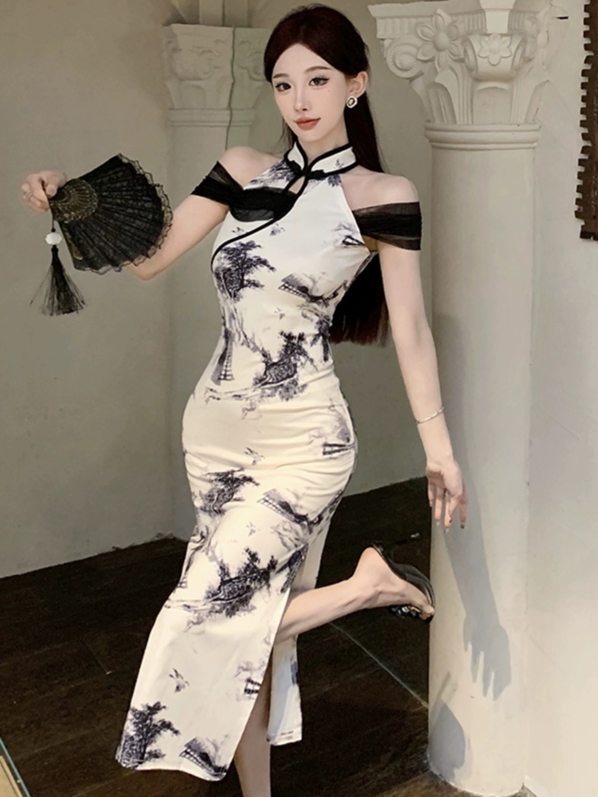 Sweeter than roses qipao dress Q143