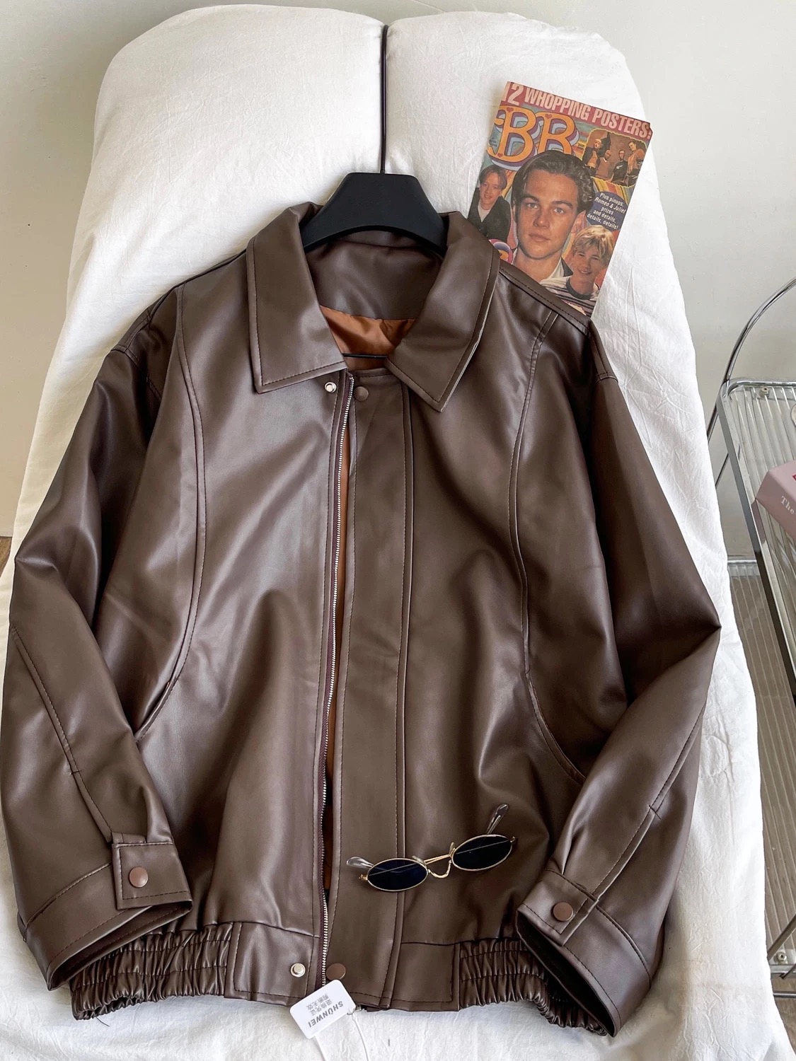 Late night drives leather jacket LJ126