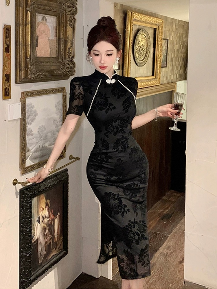 Leave your mark qipao dress Q153