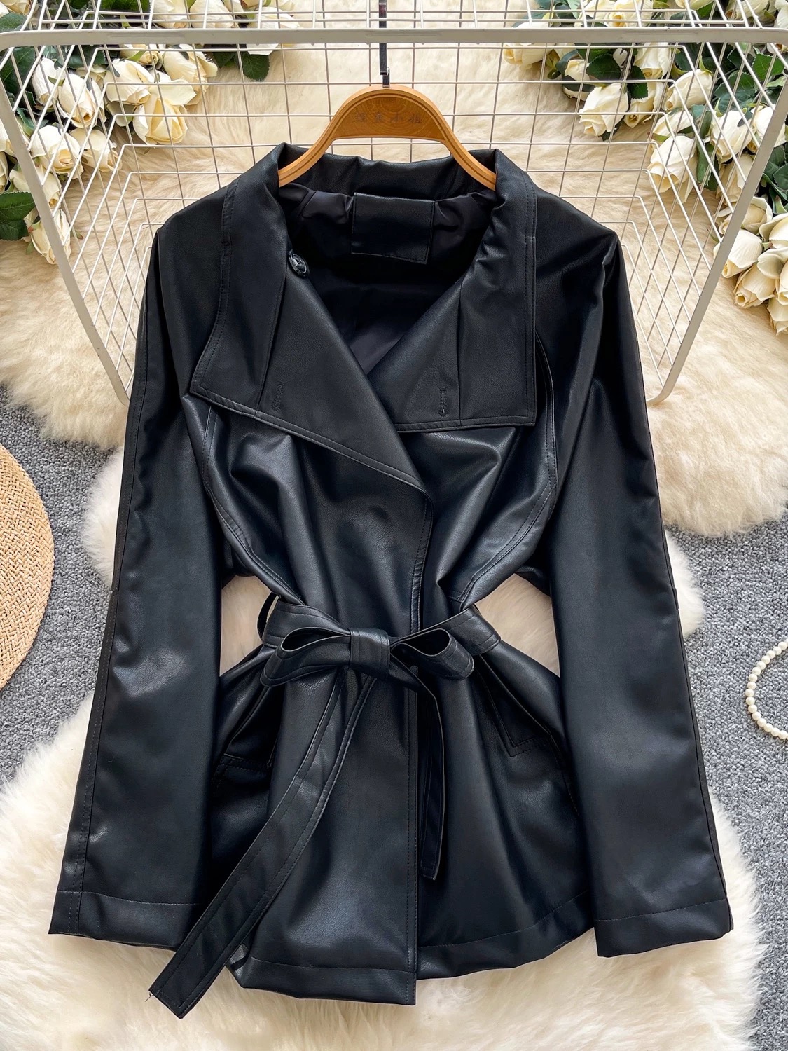 Set the tone leather jacket LJ119 image