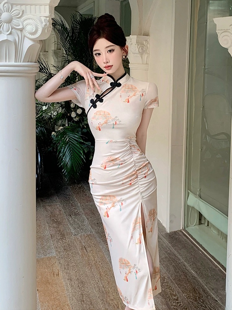 Try to play it qipao dress Q157