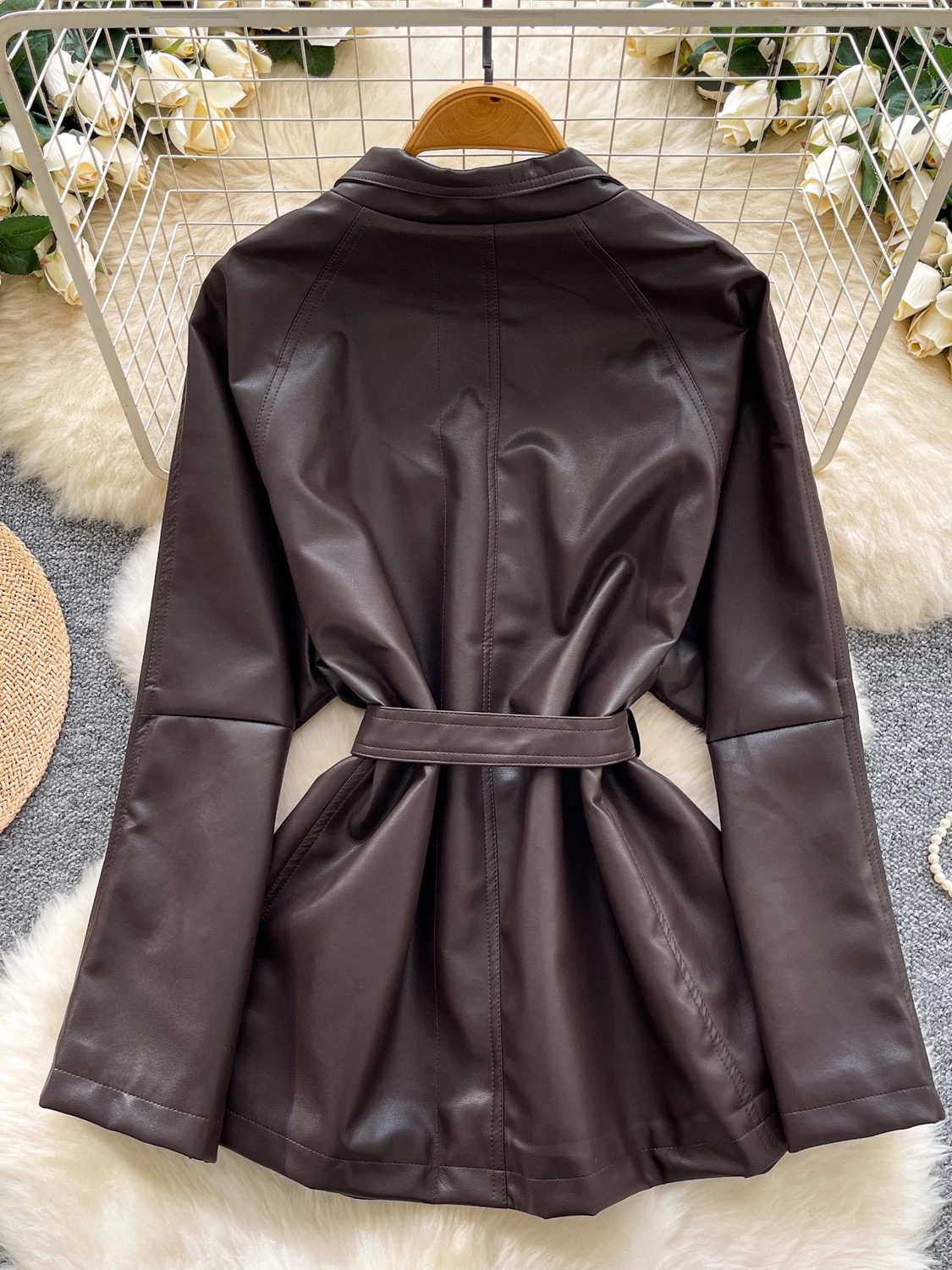 Set the tone leather jacket LJ119 image