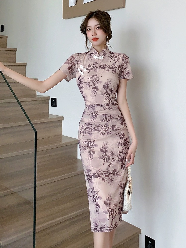 Believe in love qipao dress Q161