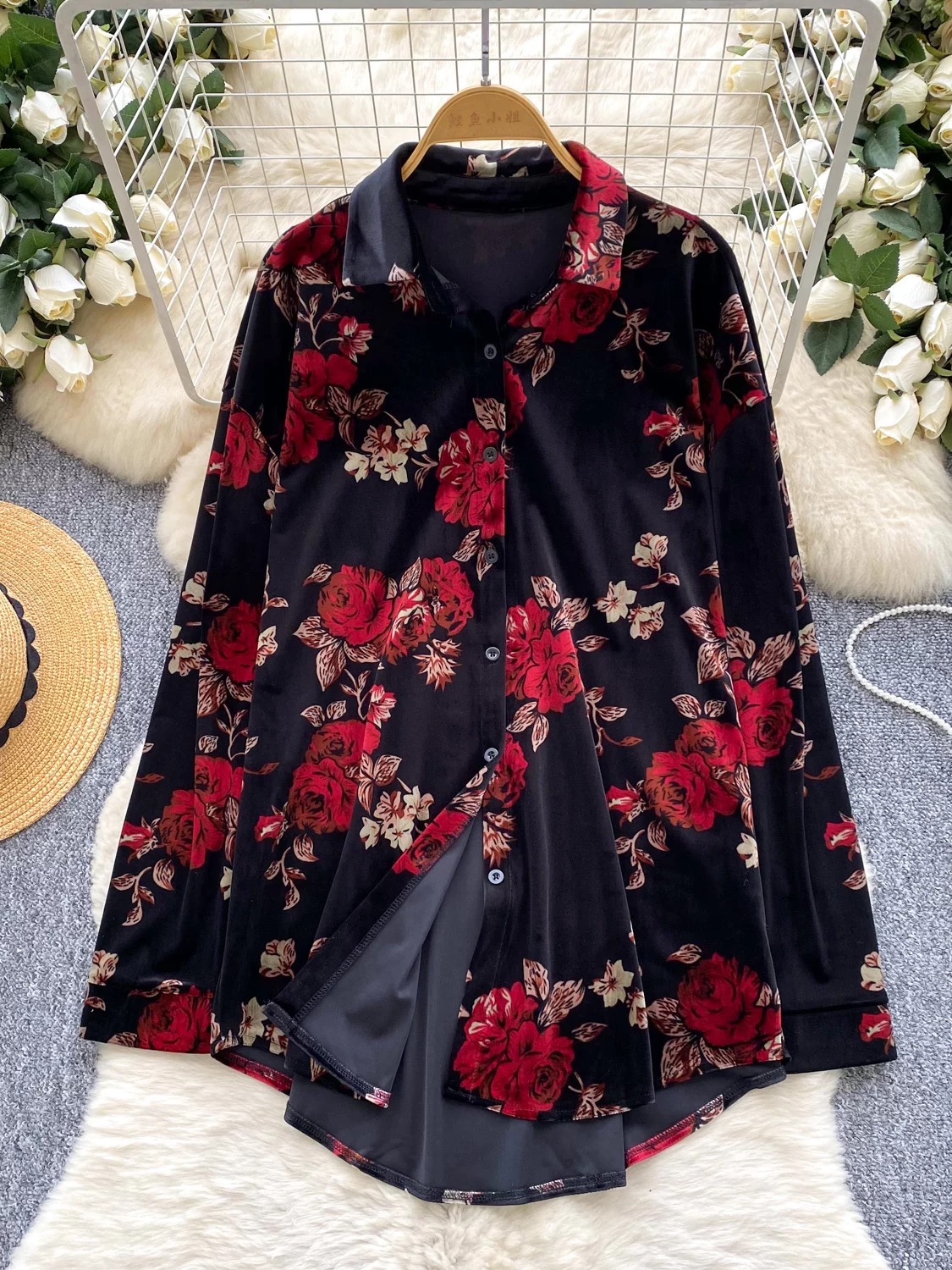 Serves you slay floral shirt SH173 image