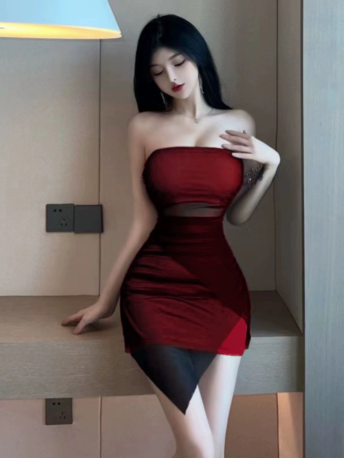 Romance balconette dress CBC719