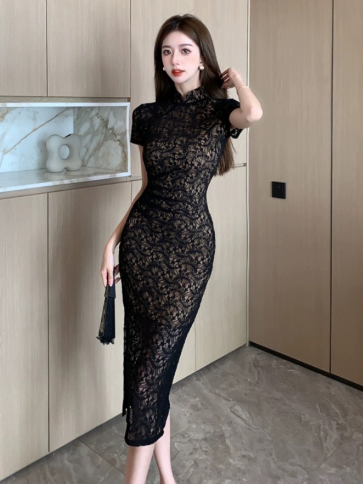 Always sexy lace dress CBC734 image