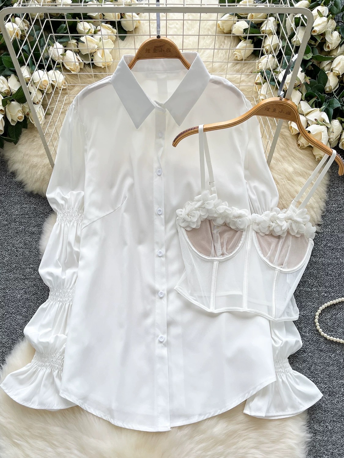 Always an angel shirt set SS151