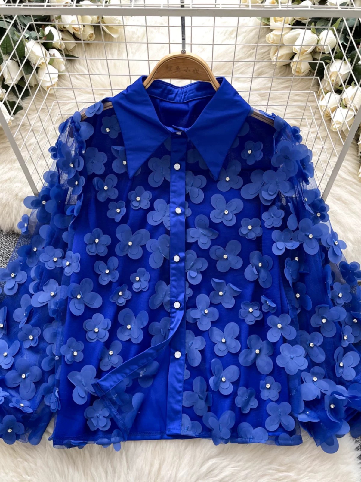 Too glam to care blouse BE356 image