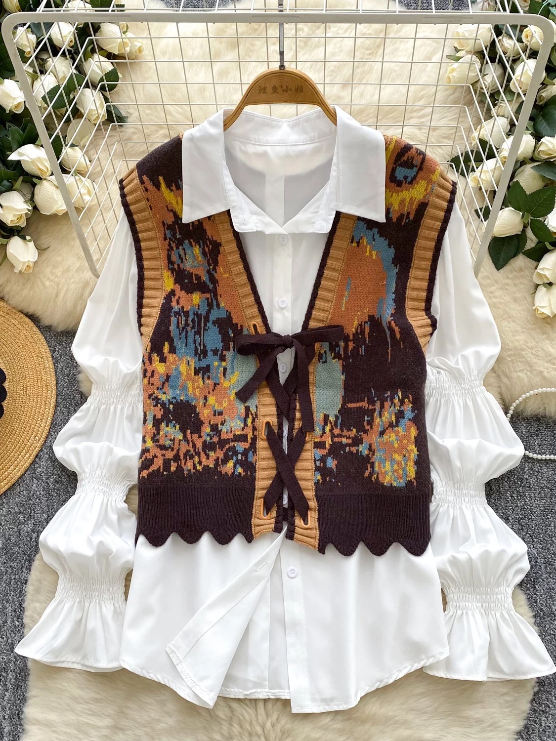 Calling again shirt set SS143