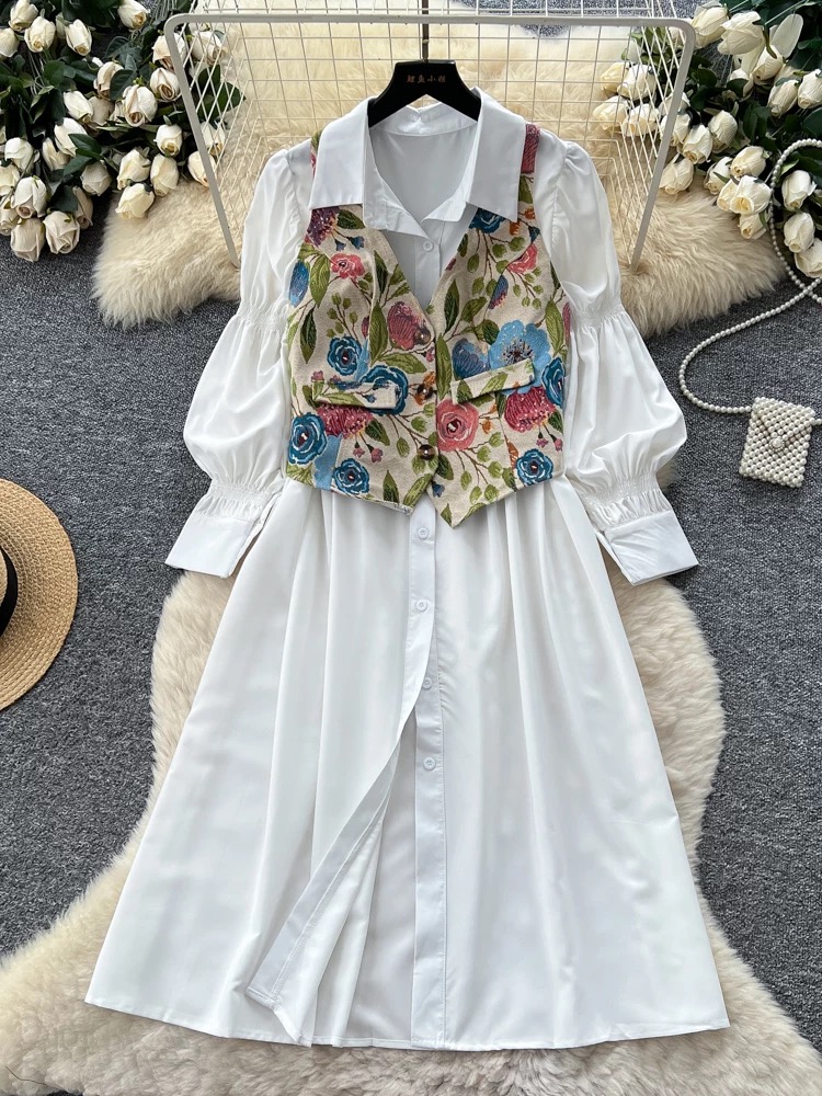 Hot take shirt dress set SD167 image